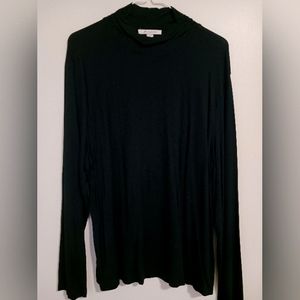 Mock neck long sleeve shirt